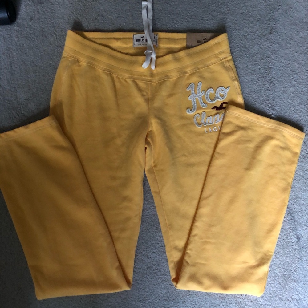 SOLD !! hollister straight let sweatpants